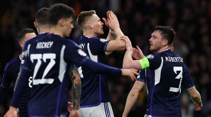 Mctominay Hits Brace As Scotland Stun Spain In Euro Qualifier P