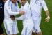 Greece's defender Vasilis Torosidis (R) celebrates with teammates after scoring during the Group B first round 2010 World Cup football match Greece vs. Nigeria on June 17, 2010 at Free State Stadium in Mangaung/Bloemfontein. AFP PHOTO / HOANG DINH NAM