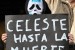 A supporter of Uruguay displays a banner reading "Celeste (Sky Blue) until death" before the start of the Group A first round 2010 World Cup football match between Mexico and Uruguay on June 22, 2010 at Royal Bafokeng stadium in Rustenburg, South Africa. NO PUSH TO MOBILE / MOBILE USE SOLELY WITHIN EDITORIAL ARTICLE - AFP PHOTO / ROBERTO SCHMIDT