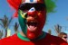 A colourful supporter of Portugal's football team poses before the Group G 2010 World Cup football match between Brazil and Portugal at Moses Mabhida stadium in Durban on 25 June 2010. AFP PHOTO / RAJESH JANTILAL
