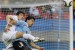 South Korea's defender Lee Jung-Soo (L) challenges Uruguay's striker Luis Suarez during the 2010 World Cup round of 16 football match between Uruguay and South Korea on June 26, 2010 at Nelson Mandela Bay Stadium in Port Elizabeth. NO PUSH TO MOBILE / MOBILE USE SOLELY WITHIN EDITORIAL ARTICLE - AFP PHOTO / KARIM JAAFAR