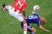 Paraguay's defender Paulo da Silva (L) fights for the ball with Japan's midfielder Keisuke Honda during the 2010 World Cup round of 16 match Paraguay versus Japan on June 29, 2010 at Loftus Versfeld Stadium in Pretoria. NO PUSH TO MOBILE / MOBILE USE SOLELY WITHIN EDITORIAL ARTICLE - AFP PHOTO / CHRISTOPHE SIMON