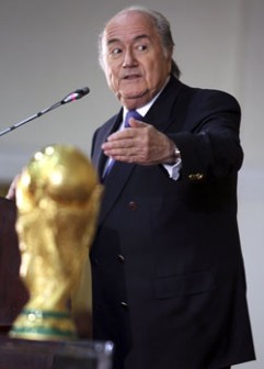 â€¢Blatter, FIFA boss.