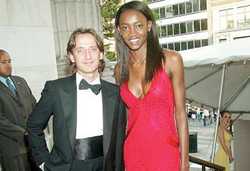 Black & White couple: Oluchi, popular model, with her white husband. More Nigerian girls want to marry white men.