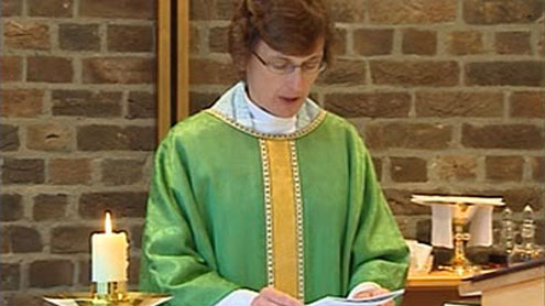 A female priest.