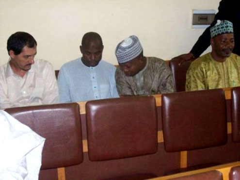 Azim Aghajani, Aliyu Musa Jega, Aliyu Oroji Wamako and Mohammed Tukur Umar, ( the Acused).