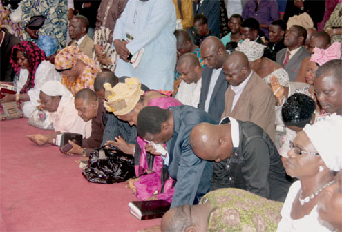 Worshippers at the RCCG