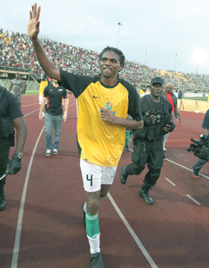 Kanu: Feels like playing football forever.