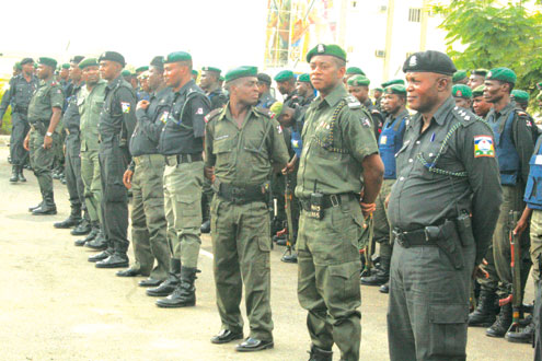 A ban of Nigerian Policemen.