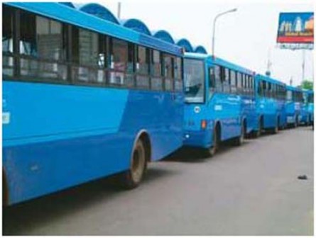BRT buses in Lagos