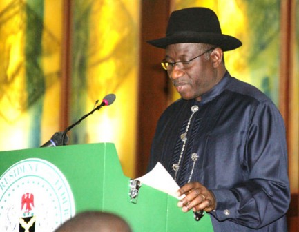 President Goodluck Jonathan : declaration of emergency