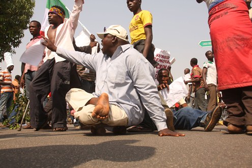 Disables protesting fuel subsidy removal.