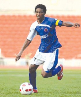 Sharks’ Kola Anubi: Scores one of the goals that wrecked Dolphins on Saturday.