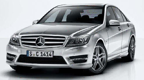 •Mercedes Benz C200.