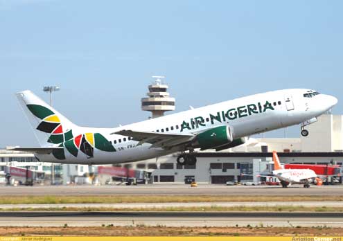 An Air Nigeria airline.