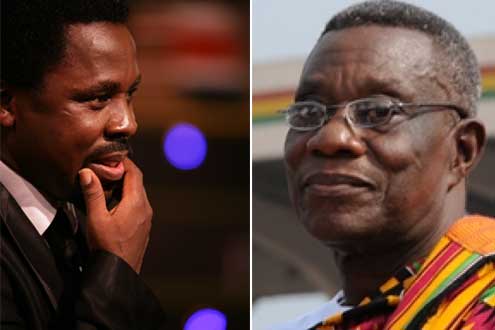 Prophet T. B. Joshua and John Evans Fifii Atta Mills