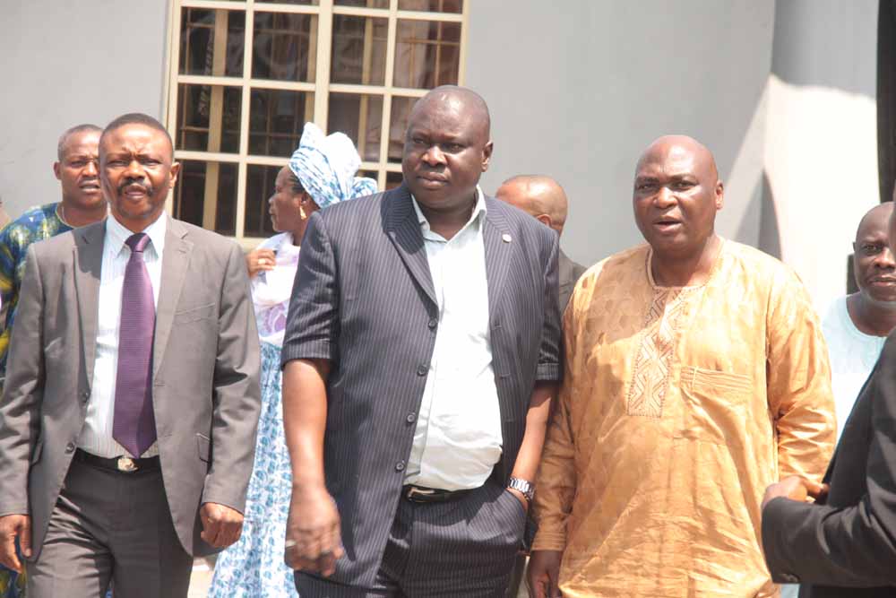 Lagos speaker(middle) at the High Court today