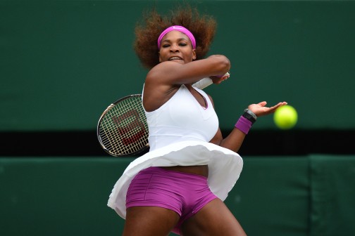 Serena Williams: turns heads on the court too