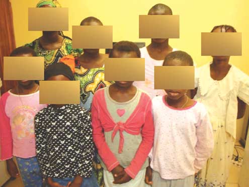 The eight kids raped by one man.