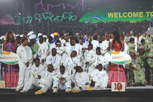 Team Lagos at the Sports festival