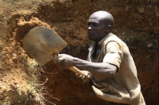 a gold miner in Zamfara state