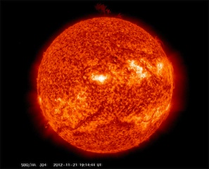 A solar flare- will the sun burn our world?