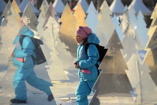 Freezing temperature in Russia