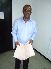 madueke chukwuemeka patrick with the cocaine laden shorts