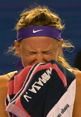 Azarenka: tear of joy