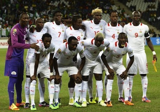 The Burkinabe squad: ends winless streak at AFCON