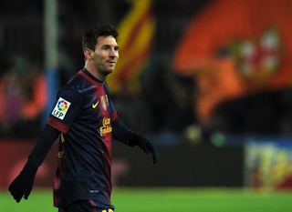 Lionel Messi: he did it for Barca
