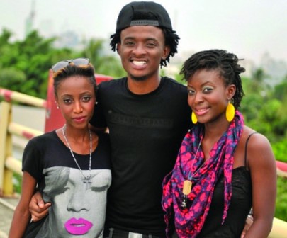 MTV Base VJ Search - Nigeria; The Three Finalists (from Left to Right Kemi, Ehiz & Ada)