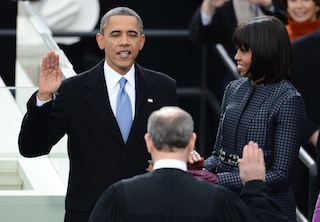 Obama’s second inaugural- swearing in