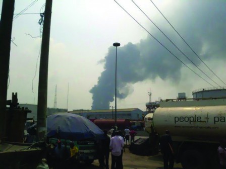 file photo: MRS petroleum tanker farm gutted by fire