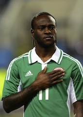 Victor Moses: brace saved Nigeria