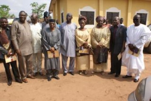 Former Colleagues and associates of Giwa at the burial