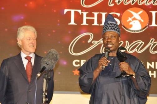 Governor Amosun also got an award