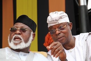 Oba Otudeko and ex head of state Gen. Abdulsalami Abubakar