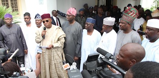 The Governors at the end of their meeting in Lagos