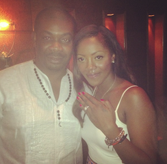 Tiwa flaunts her engagement ring with Don Jazzy