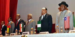 west african leaders at the meeting in Yammousoukro