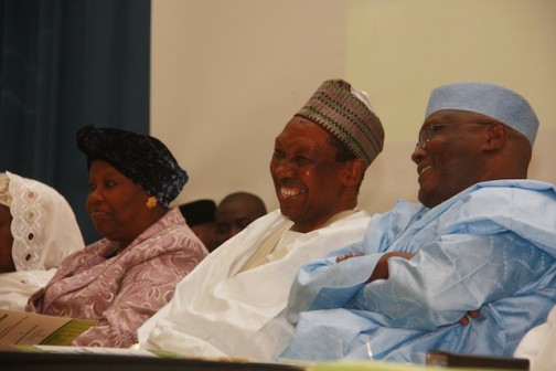 CJN Aloma Mukhtar, Justice Uwais and former VP Atiku Abubakar
