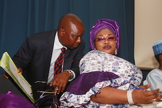 Senator Folashade Bent at the event