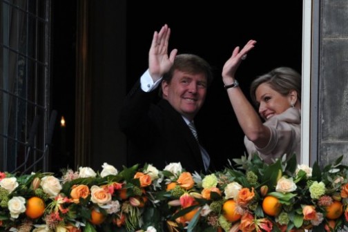 A new era in Dutchland- the new king, Wilhelm and her queen, Maxima