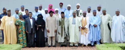 Jonathan with the Boko Haram Committee