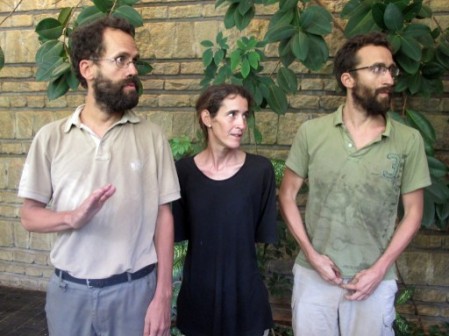 Freed: Tanguy-Moulin-Fournier-his-wife-Albane-and-brother, Cyril . AFP Photo
