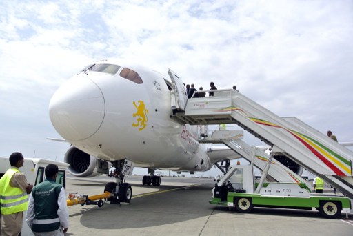 Ethiopian airline Dreamliner
