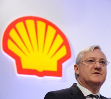 Shell's Peter Voser: to quit before June 2014. AFP