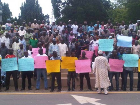 Some of the protesters