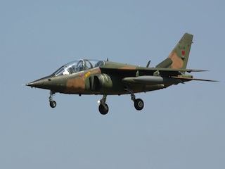 a Nigerian Alpha jet